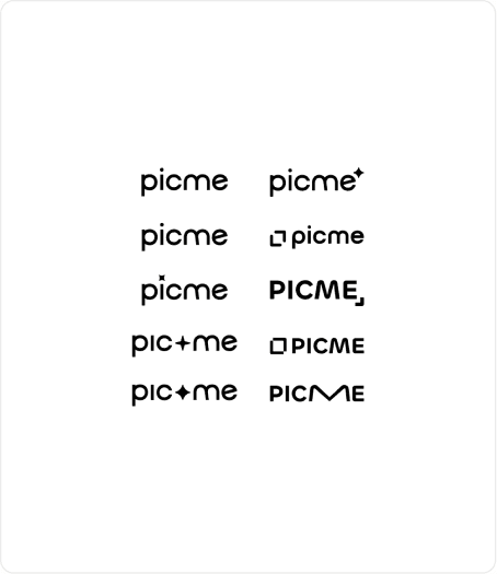 We explored 10+ directions before landing
on the pinch gesture mark.